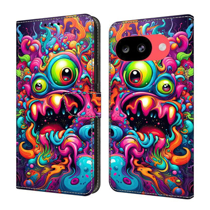 Crystal-Like Painted Vegan Leather Phone Case, For Google Pixel 10a, For Google Pixel 10 Pro XL, For Google Pixel 10 Pro, For Google Pixel 10, For Google Pixel 9a, For Google Pixel 9 Pro XL
