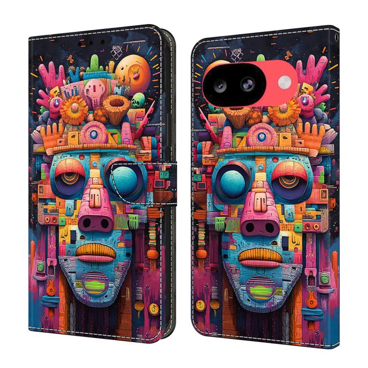 Crystal-Like Painted Vegan Leather Phone Case, For Google Pixel 10a, For Google Pixel 10 Pro XL, For Google Pixel 10 Pro, For Google Pixel 10, For Google Pixel 9a, For Google Pixel 9 Pro XL