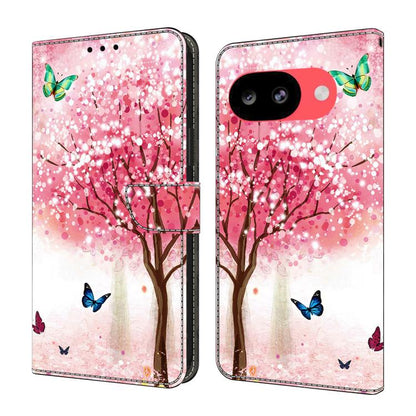 Crystal-Like Painted Vegan Leather Phone Case, For Google Pixel 10a, For Google Pixel 10 Pro XL, For Google Pixel 10 Pro, For Google Pixel 10, For Google Pixel 9a, For Google Pixel 9 Pro XL