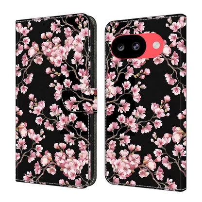 Crystal-Like Painted Vegan Leather Phone Case, For Google Pixel 10a, For Google Pixel 10 Pro XL, For Google Pixel 10 Pro, For Google Pixel 10, For Google Pixel 9a, For Google Pixel 9 Pro XL