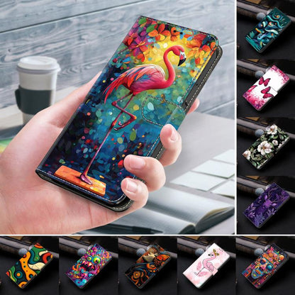 Crystal-Like Painted Vegan Leather Phone Case, For Google Pixel 9 Pro, For Google Pixel 9, For Google Pixel 8a, For Google Pixel 8 Pro, For Google Pixel 8
