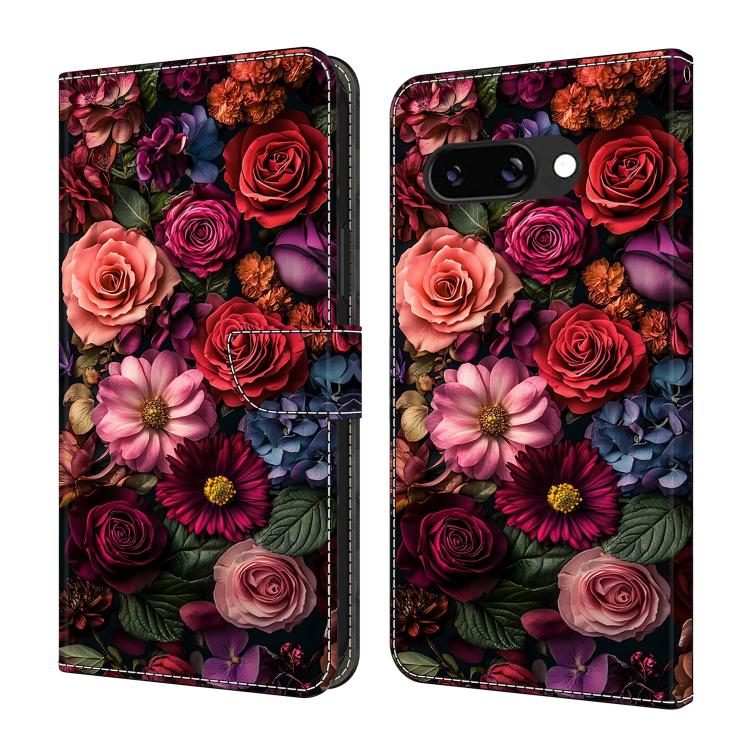 Crystal-Like Painted Vegan Leather Phone Case, For Google Pixel 10 / 10 Pro / 9 / 9 Pro, For Google Pixel 9a