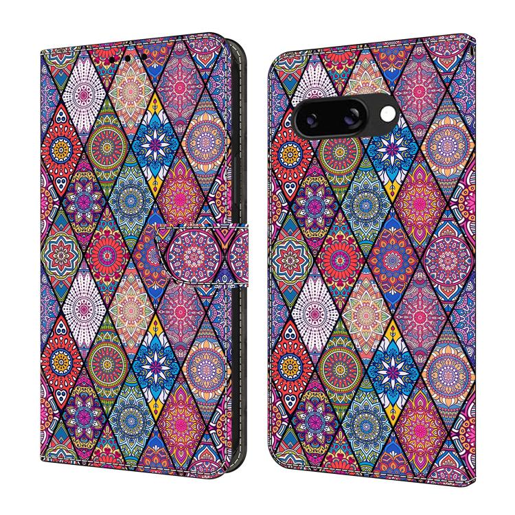 Crystal-Like Painted Vegan Leather Phone Case, For Google Pixel 10 / 10 Pro / 9 / 9 Pro, For Google Pixel 9a