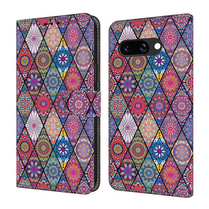 Crystal-Like Painted Vegan Leather Phone Case, For Google Pixel 10 / 10 Pro / 9 / 9 Pro, For Google Pixel 9a