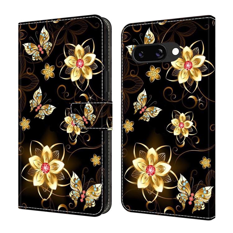Crystal-Like Painted Vegan Leather Phone Case, For Google Pixel 10 / 10 Pro / 9 / 9 Pro, For Google Pixel 9a
