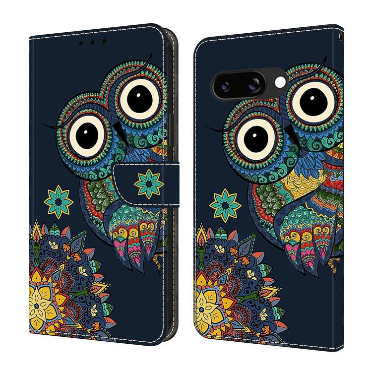 Crystal-Like Painted Vegan Leather Phone Case, For Google Pixel 10 / 10 Pro / 9 / 9 Pro, For Google Pixel 9a