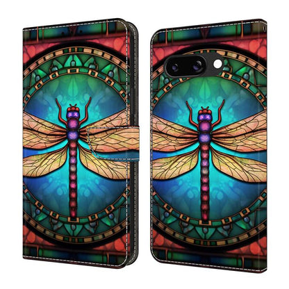 Crystal-Like Painted Vegan Leather Phone Case, For Google Pixel 10 / 10 Pro / 9 / 9 Pro, For Google Pixel 9a