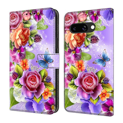 Crystal-Like Painted Vegan Leather Phone Case, For Google Pixel 10 / 10 Pro / 9 / 9 Pro, For Google Pixel 9a