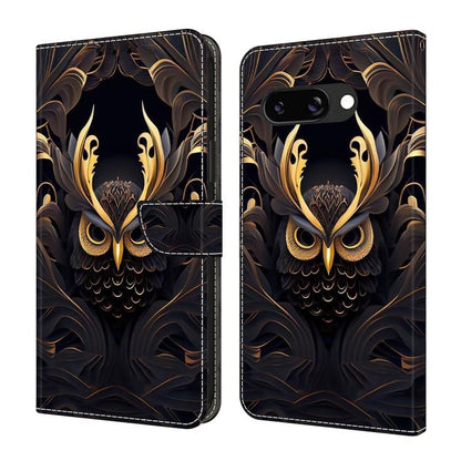 Crystal-Like Painted Vegan Leather Phone Case, For Google Pixel 10 / 10 Pro / 9 / 9 Pro, For Google Pixel 9a
