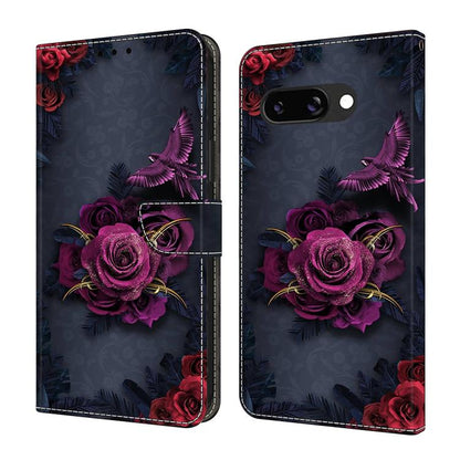 Crystal-Like Painted Vegan Leather Phone Case, For Google Pixel 10 / 10 Pro / 9 / 9 Pro, For Google Pixel 9a