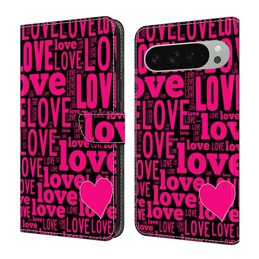 Crystal-Like Painted Vegan Leather Phone Case, For Google Pixel 10 / 10 Pro / 9 / 9 Pro, For Google Pixel 9a