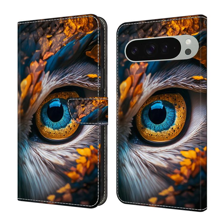 Crystal-Like Painted Vegan Leather Phone Case, For Google Pixel 10 / 10 Pro / 9 / 9 Pro, For Google Pixel 9a