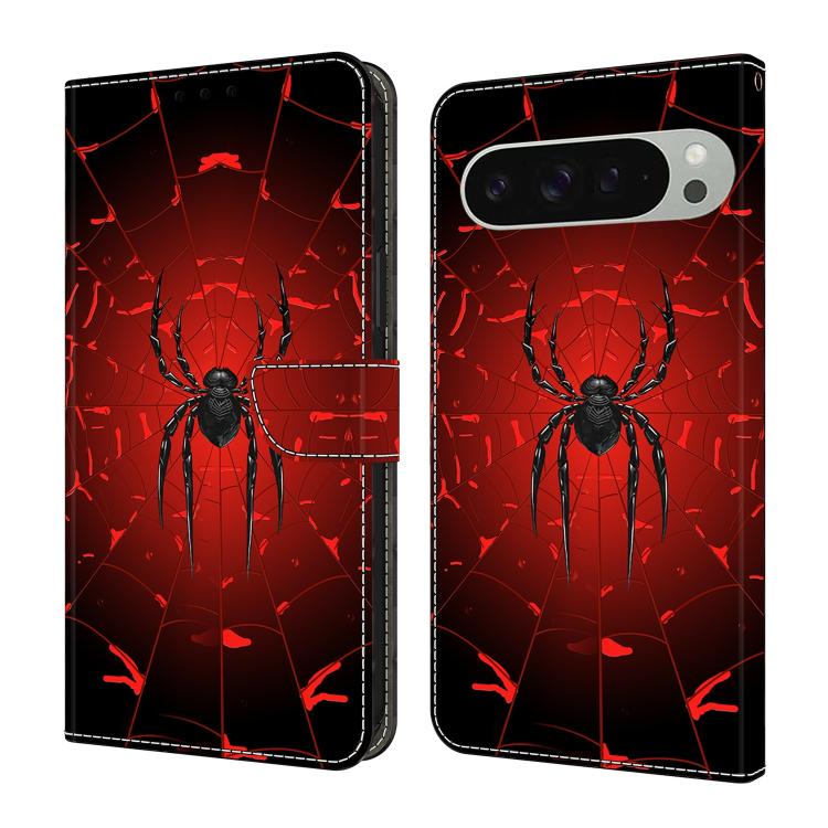 Crystal-Like Painted Vegan Leather Phone Case, For Google Pixel 10 / 10 Pro / 9 / 9 Pro, For Google Pixel 9a