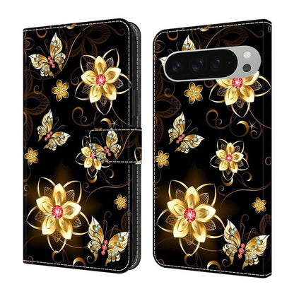 Crystal-Like Painted Vegan Leather Phone Case, For Google Pixel 10 / 10 Pro / 9 / 9 Pro, For Google Pixel 9a
