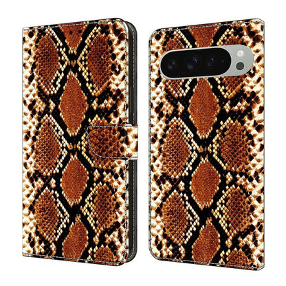 Crystal-Like Painted Vegan Leather Phone Case, For Google Pixel 10 / 10 Pro / 9 / 9 Pro, For Google Pixel 9a