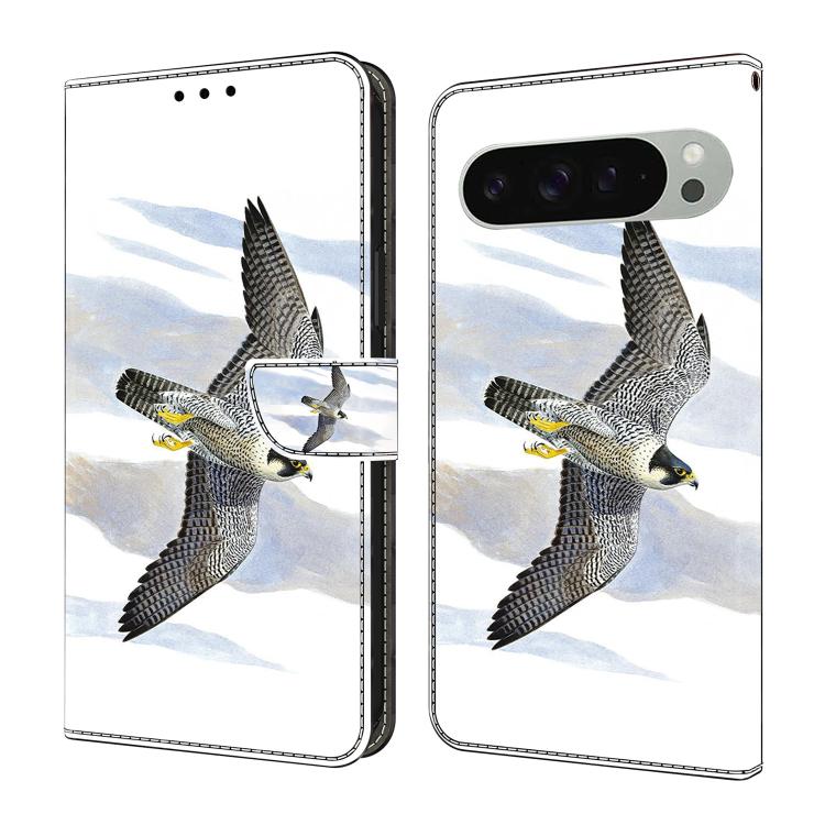 Crystal-Like Painted Vegan Leather Phone Case, For Google Pixel 10 / 10 Pro / 9 / 9 Pro, For Google Pixel 9a