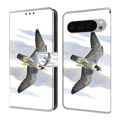 Crystal-Like Painted Vegan Leather Phone Case, For Google Pixel 10 / 10 Pro / 9 / 9 Pro, For Google Pixel 9a