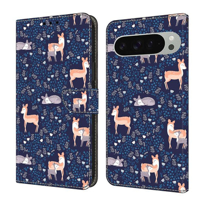 Crystal-Like Painted Vegan Leather Phone Case, For Google Pixel 10 / 10 Pro / 9 / 9 Pro, For Google Pixel 9a