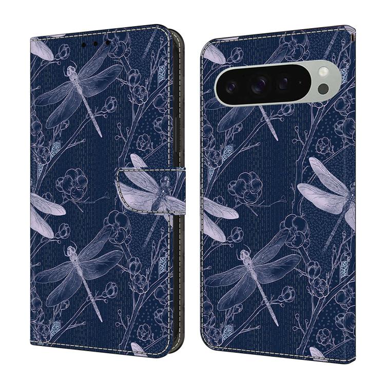 Crystal-Like Painted Vegan Leather Phone Case, For Google Pixel 10 / 10 Pro / 9 / 9 Pro, For Google Pixel 9a