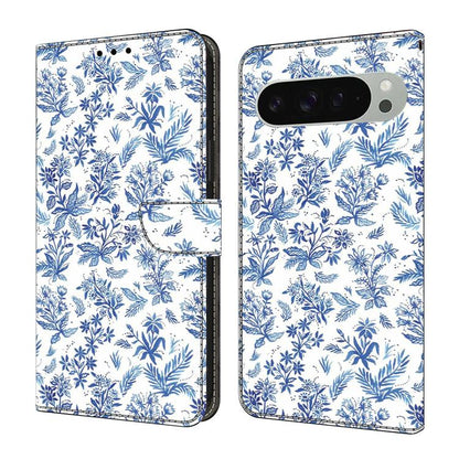 Crystal-Like Painted Vegan Leather Phone Case, For Google Pixel 10 / 10 Pro / 9 / 9 Pro, For Google Pixel 9a