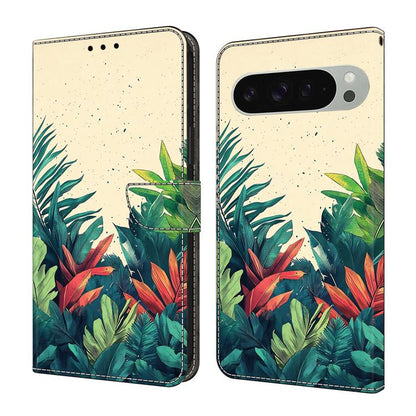 Crystal-Like Painted Vegan Leather Phone Case, For Google Pixel 10 / 10 Pro / 9 / 9 Pro, For Google Pixel 9a
