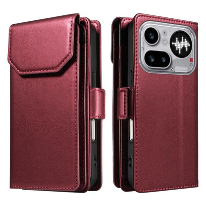 Multi Card Wallet Leather Phone Case with Strap, For Nothing Phone 4a Pro, For Nothing Phone 4a