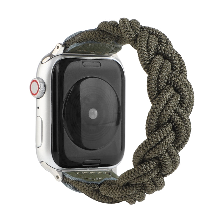 Bracelet de montre tissé élastique pour Apple Watch Series 6 & SE & 5 & 4 44mm / 3 & 2 & 1 42mm, 120mm, 130mm, 150mm, 160mm