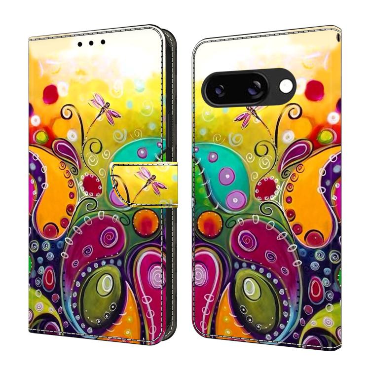 Crystal-Like Painted Vegan Leather Phone Case, For Google Pixel 10a, For Google Pixel 10 / 10 Pro / 9 / 9 Pro, For Google Pixel 9a
