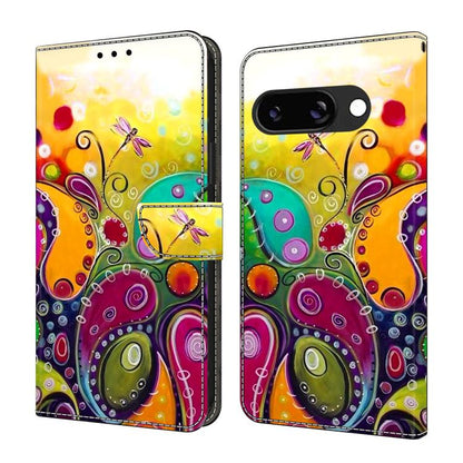 Crystal-Like Painted Vegan Leather Phone Case, For Google Pixel 10a, For Google Pixel 10 / 10 Pro / 9 / 9 Pro, For Google Pixel 9a