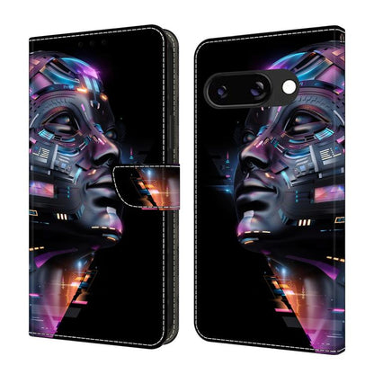 Crystal-Like Painted Vegan Leather Phone Case, For Google Pixel 10a, For Google Pixel 10 / 10 Pro / 9 / 9 Pro, For Google Pixel 9a