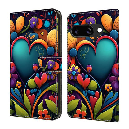 Crystal-Like Painted Vegan Leather Phone Case, For Google Pixel 10a, For Google Pixel 10 / 10 Pro / 9 / 9 Pro, For Google Pixel 9a
