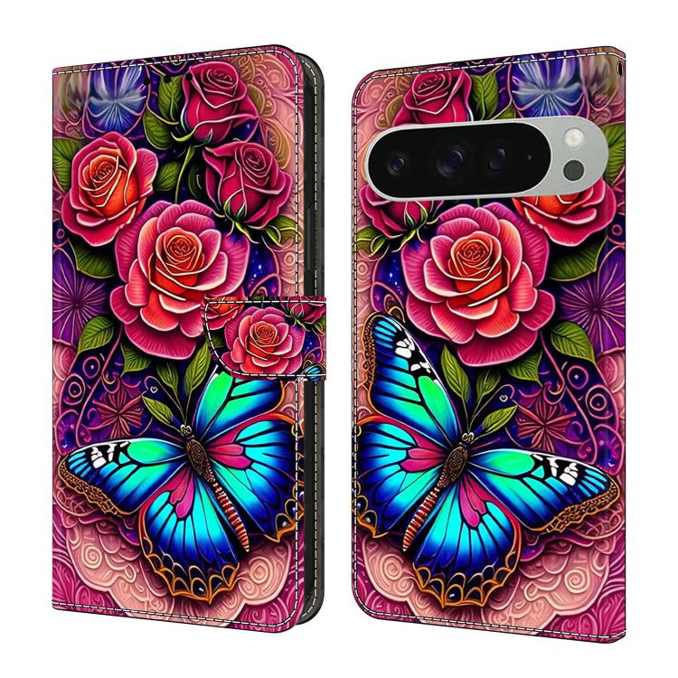 Crystal-Like Painted Vegan Leather Phone Case, For Google Pixel 10a, For Google Pixel 10 / 10 Pro / 9 / 9 Pro, For Google Pixel 9a