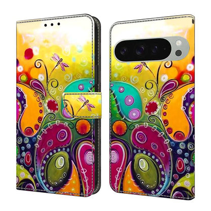 Crystal-Like Painted Vegan Leather Phone Case, For Google Pixel 10a, For Google Pixel 10 / 10 Pro / 9 / 9 Pro, For Google Pixel 9a