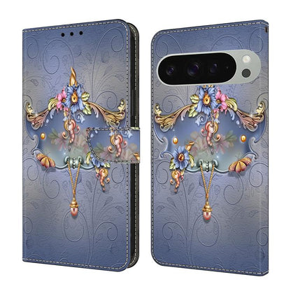 Crystal-Like Painted Vegan Leather Phone Case, For Google Pixel 10a, For Google Pixel 10 / 10 Pro / 9 / 9 Pro, For Google Pixel 9a