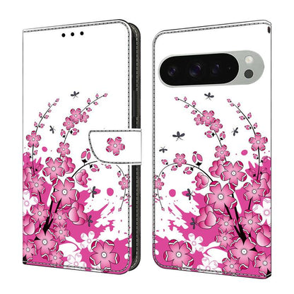 Crystal-Like Painted Vegan Leather Phone Case, For Google Pixel 10a, For Google Pixel 10 / 10 Pro / 9 / 9 Pro, For Google Pixel 9a