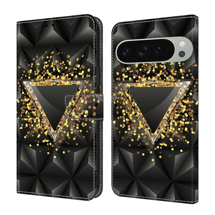 Crystal-Like Painted Vegan Leather Phone Case, For Google Pixel 10a, For Google Pixel 10 / 10 Pro / 9 / 9 Pro, For Google Pixel 9a