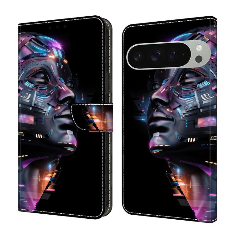 Crystal-Like Painted Vegan Leather Phone Case, For Google Pixel 10a, For Google Pixel 10 / 10 Pro / 9 / 9 Pro, For Google Pixel 9a