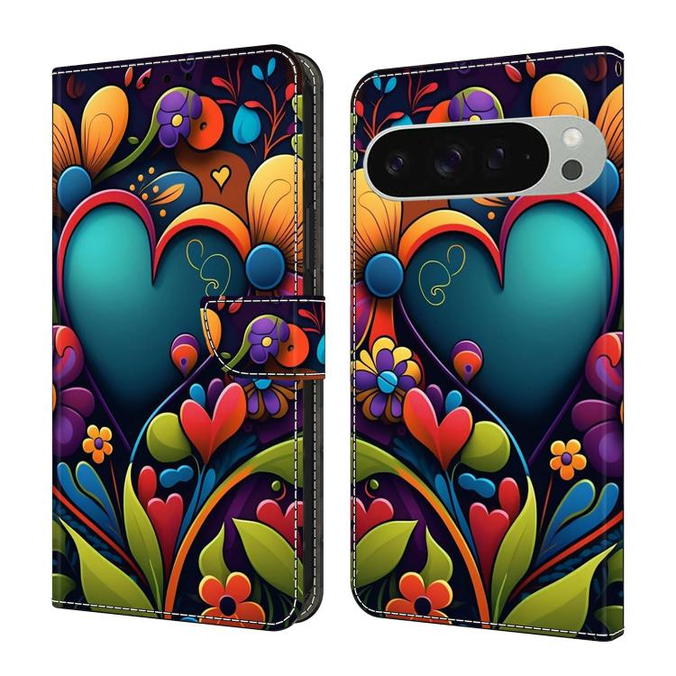 Crystal-Like Painted Vegan Leather Phone Case, For Google Pixel 10a, For Google Pixel 10 / 10 Pro / 9 / 9 Pro, For Google Pixel 9a