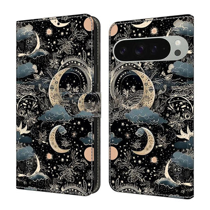 Crystal-Like Painted Vegan Leather Phone Case, For Google Pixel 10a, For Google Pixel 10 / 10 Pro / 9 / 9 Pro, For Google Pixel 9a
