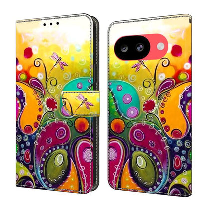 Crystal-Like Painted Vegan Leather Phone Case, For Google Pixel 10a, For Google Pixel 10 / 10 Pro / 9 / 9 Pro, For Google Pixel 9a