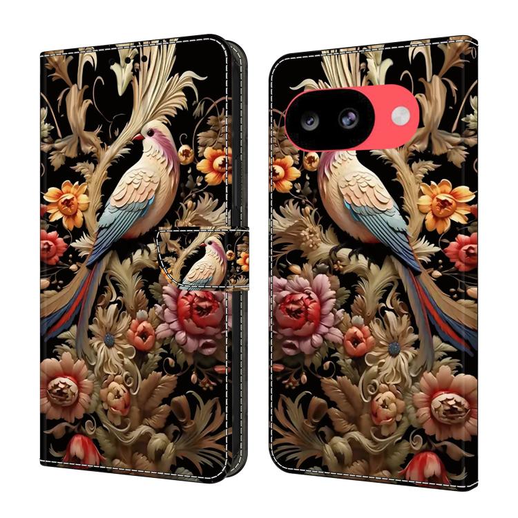 Crystal-Like Painted Vegan Leather Phone Case, For Google Pixel 10a, For Google Pixel 10 / 10 Pro / 9 / 9 Pro, For Google Pixel 9a
