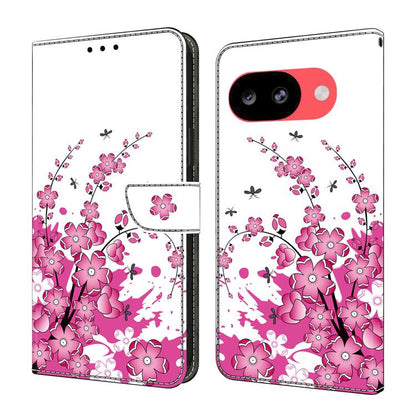 Crystal-Like Painted Vegan Leather Phone Case, For Google Pixel 10a, For Google Pixel 10 / 10 Pro / 9 / 9 Pro, For Google Pixel 9a