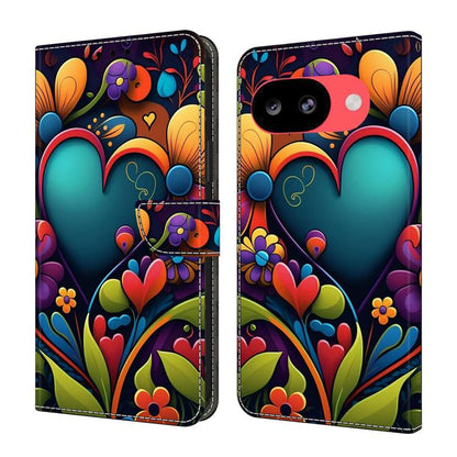 Crystal-Like Painted Vegan Leather Phone Case, For Google Pixel 10a, For Google Pixel 10 / 10 Pro / 9 / 9 Pro, For Google Pixel 9a