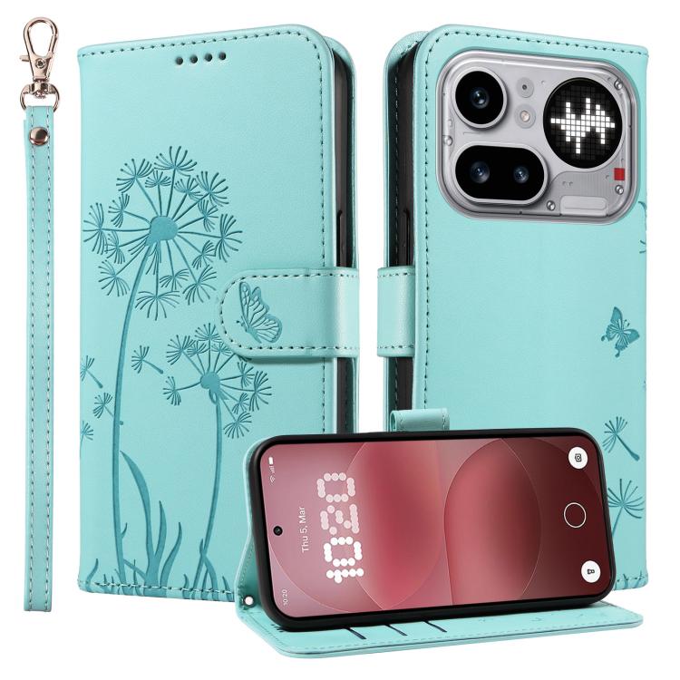 Dandelion Embossed Pattern Flip Leather Phone Case, For Nothing Phone 4a Pro, For Nothing Phone 4a