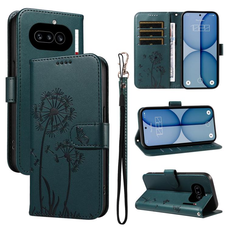 Dandelion Embossed Pattern Flip Leather Phone Case, For Nothing Phone 4a Pro, For Nothing Phone 4a