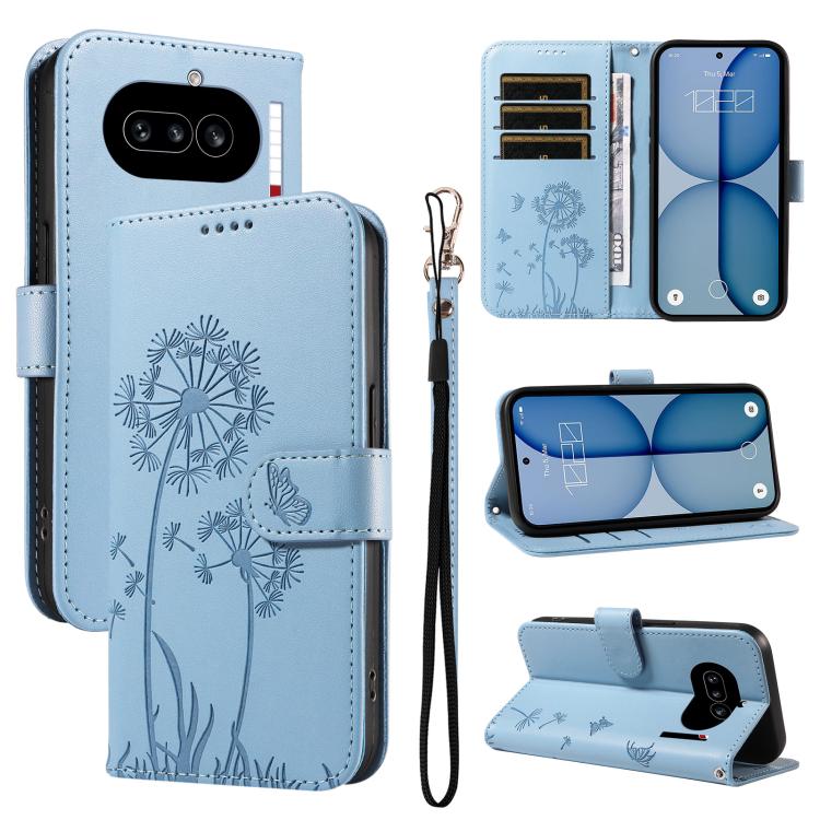 Dandelion Embossed Pattern Flip Leather Phone Case, For Nothing Phone 4a Pro, For Nothing Phone 4a
