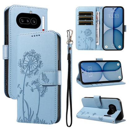 Dandelion Embossed Pattern Flip Leather Phone Case, For Nothing Phone 4a Pro, For Nothing Phone 4a