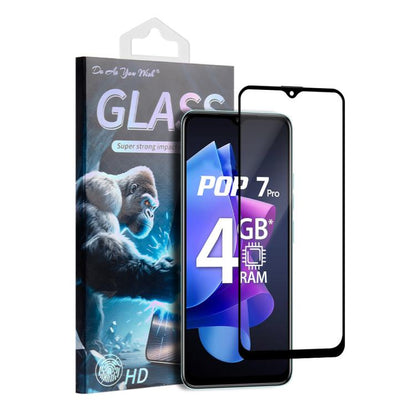 Do As You Wish Silk Screen Printed HD Tempered Glass Film, For Tecno Pop 10C 4G, For Tecno Spark 40 4G, For Tecno Pova 7 Ultra 5G, For Tecno Pova 7 4G, For Tecno Spark 30 Pro, For Tecno Spark 30 4G, For Tecno Pop 9 5G, For Tecno Spark Go 2025          ...