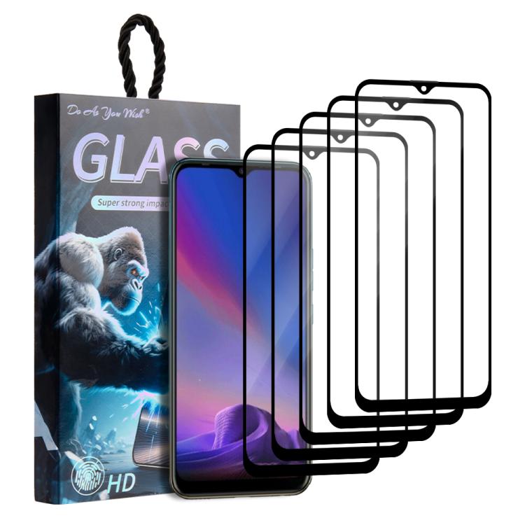 5pcs / Pack Do As You Wish Silk Screen Printed HD Tempered Glass Film, For Tecno Pop 10C 4G, For Tecno Spark 40 4G, For Tecno Pova 7 Ultra 5G, For Tecno Pova 7 4G, For Tecno Spark 30 Pro, For Tecno Spark 30 4G, For Tecno Pop 9 5G, For Tecno Spark Go 20...