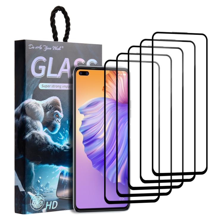5pcs / Pack Do As You Wish Silk Screen Printed HD Tempered Glass Film, For Tecno Pop 10C 4G, For Tecno Spark 40 4G, For Tecno Pova 7 Ultra 5G, For Tecno Pova 7 4G, For Tecno Spark 30 Pro, For Tecno Spark 30 4G, For Tecno Pop 9 5G, For Tecno Spark Go 20...
